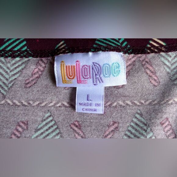 NWOT … LULAROE “Size: L” Zig Zag “Julia” Dress - Picture 3 of 3